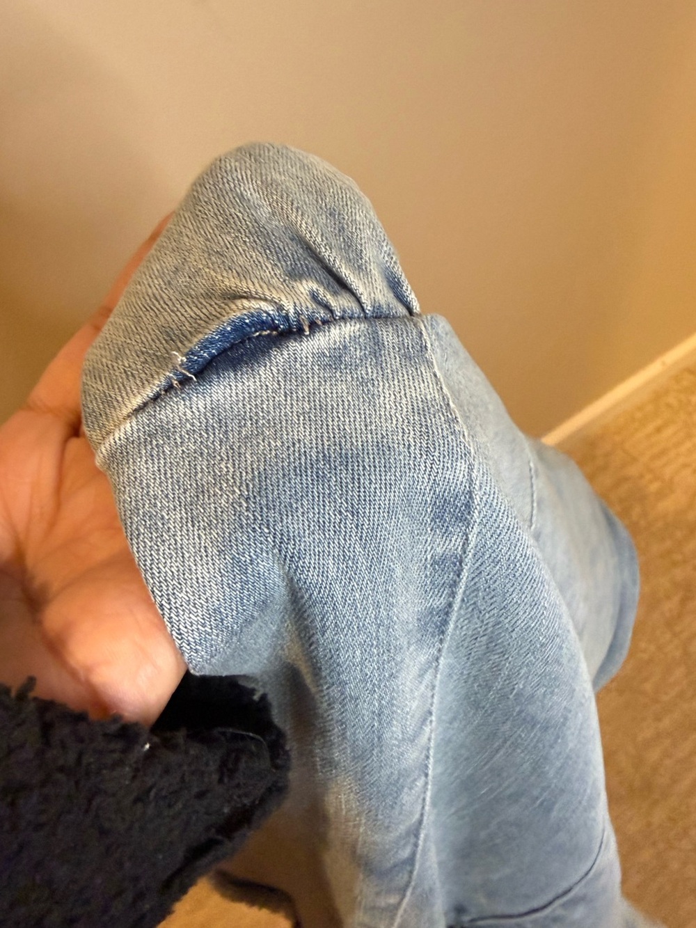 Vintage Havana Light Blue Denim Halter Dress - Picture 4 of 4